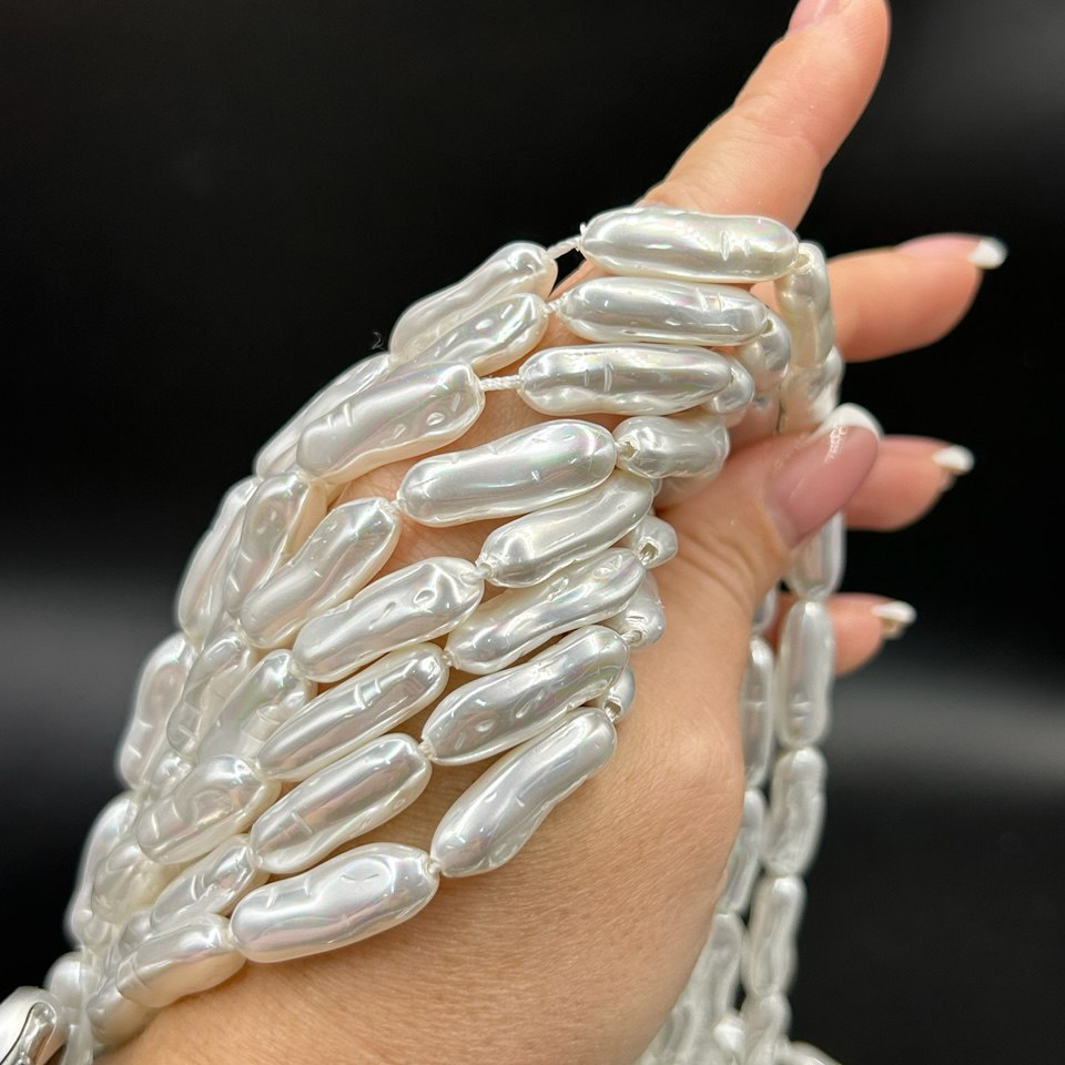 Майорка размер 8*23мм цвет белый