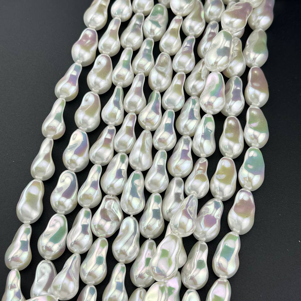 Майорка касуми цвет белый размер 13*22мм